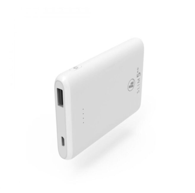 Преносима батерия HAMA SLIM 5HD, 5000 MAH, LIPOLYM, USB-A