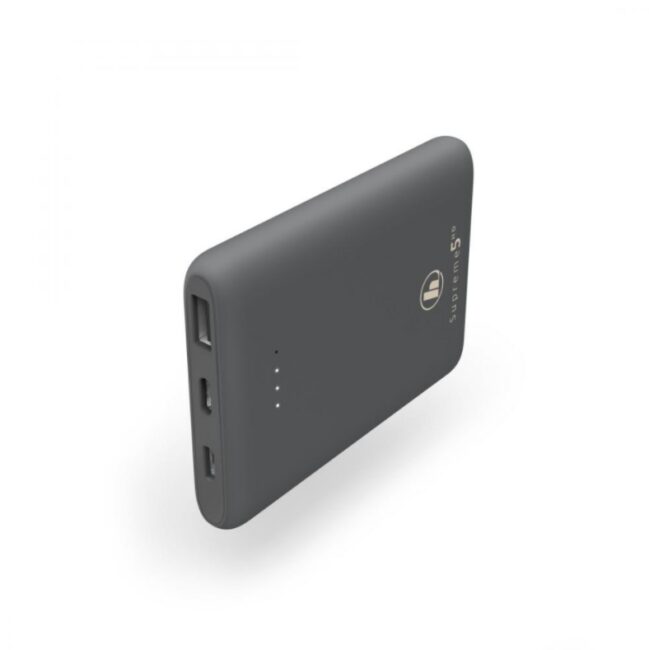 Външна батерия Hama Supreme 5HD, 5000 mAh, lipolym, USB-A, сив