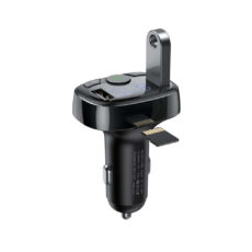Bluetooth трансмитер BASEUS MP3 17W, QC,3.4A, 2xUSB-A,TF/Micro SD T-typed S-09A