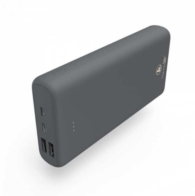 Външна батерия Hama Supreme 24HD, 24000 mAh, Lipolym, USB-A/USB-C, Сив