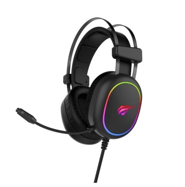 Гейминг слушалки Havit H2016D RGB USB + 3,5 мм