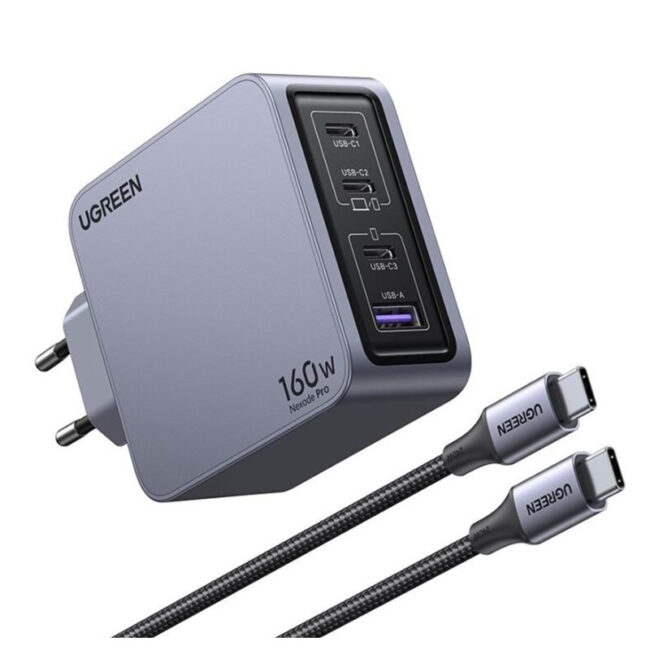 Бързо зарядно UGREEN 220V 160W