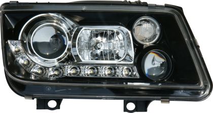 Кристални фарове за Бора VW BORA - черни