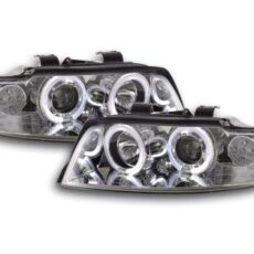 Кристални фарове  Angel Eyes AUDI A4 (2001-2004) - хром