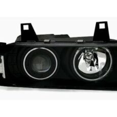 Кристални фарове CCFL Angel Eyes BMW E36 (91-99) 4d sedan - черни
