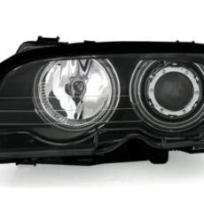 Кристални фарове за BMW E46 седан (2001-2005) - черни с CCFL