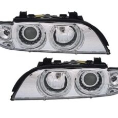Кристални фарове  Angel Eyes BMW E39  (95-00) - хром