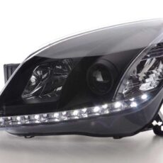 Кристални фарове за Opel Astra Н (2004-2009) - черни
