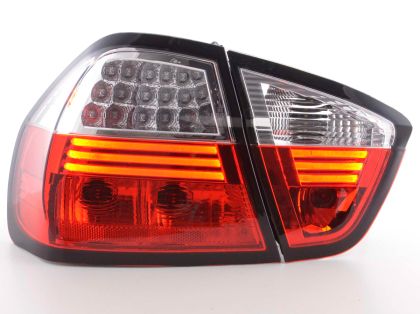 Кристални стопове с диодни мигачи BMW E90 седан (05-08) - хром