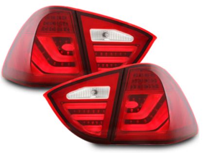 Кристални стопове с диодни мигачи за BMW E91 комби (05-08) - хром
