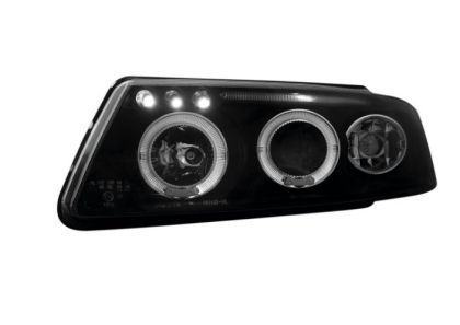 Кристални фарове Angel Eyes VW PASSAT 3B/ B5 (97-00) - черни