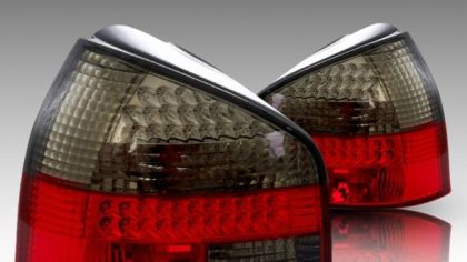 Диодни стопове AUDI A3 (96-03) - опушен хром