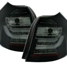 Диодни стопове със светловоди  BMW E87  (2004-2007) - черни
