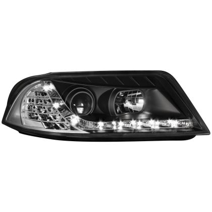 Кристални фарове DAYLINE VW PASSAT B5.5 (01-05) - черни