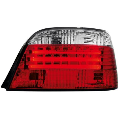 Кристални стопове BMW E38 (1994-2001) - с 3 диодни ленти хром