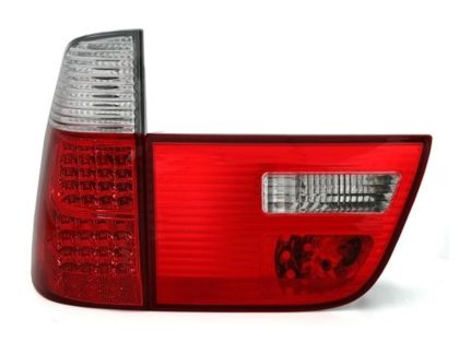Диодни стопове BMW X5 (1999-2003) - черен хром
