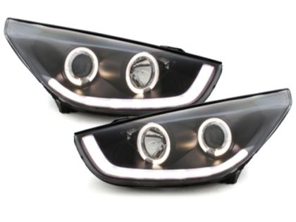 Кристални фарове HYUNDAI TUCSON IX35 (2010+) - черни