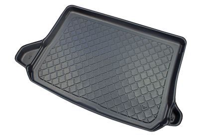 Гумирана стелка за багажник за Audi Q2 (GA) (2016+) - on adjustable boot floor in upper position (flat loading threshold); wings removable