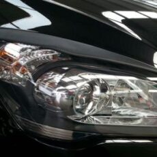 Вежди за фаровете за Kia Ceed (2010+)  - черни