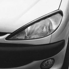 Вежди за фарове за Peugeot 206  - черни