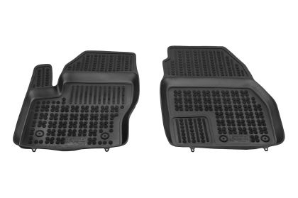Гумени стелки за Ford Transit Connect II (2013-2023) - front with an extra material on the driver side - тип леген