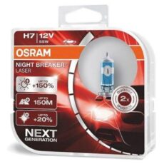 Халогенна крушка Н7 - Osram Night Braker Laser +150% - 2бр. блистер