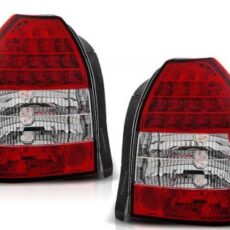 Диодни стопове HONDA CIVIC (3D) (96-01) - Червен Хром