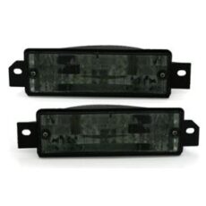 Кристални мигачи за броня BMW E30  (83-90) -  черен хром