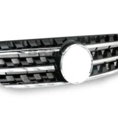 Решетка за Mercedes ML W163 (W164 дизайн) (1998-2005) - черна с хромлайсни