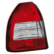 Кристални стопове HONDA CIVIC 3D (1996-2001) - Червени / Хром