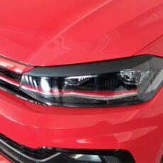 Вежди за фаровете за Polo MK6 (2018+)  - черни