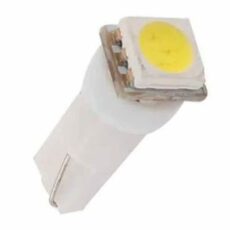 Лед крушки тип T5 12V/1,2W бял - с 5050 smd диод