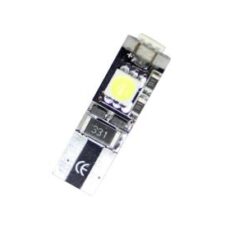 Лед крушки тип T10 с 3 SMD диода - Canbus 5000K