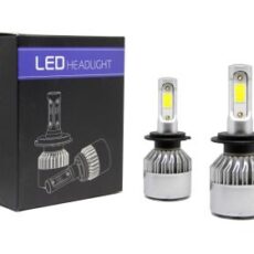 Лед крушки - Led система Н7 за фарове S2 - 30 800 Лукса, 18W - COB 6000K - 300% повече светлина
