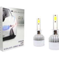 Лед крушки - Led система Н3 за фарове - 7600 Лумена, 36W - COB 6000K