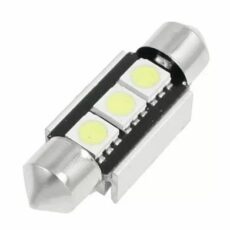 Диодна крушка за плафон 42мм 3smd 5050 - canbus