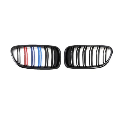 Решетки за BMW F10 / F11 (2010+) - двойни с три цвята
