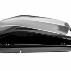 Автобокс Junior Easy 132x78x36cm с 85 mm крепежи, с ключ, 320 литра - черен гланц