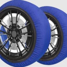 Текстилни вериги за сняг Streetech - син цвят - размер M - 2бр.