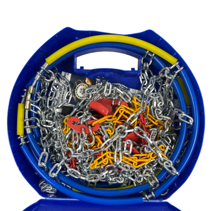 Метални вериги за сняг 12mm. кръстосана плетка - размер 60 за 13", 14", 15" - 2бр.