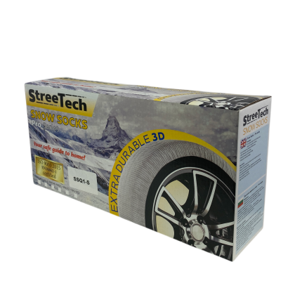 Текстилни вериги за сняг Streetech Pro Series - бял цвят - размер S - 2бр.