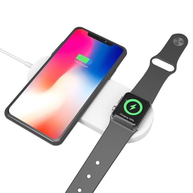Станция за безжично зареждане 2 в 1 MINI AIRPOWER II