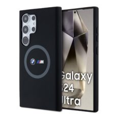Калъф Samsung S24 Ultra BMW BMHMS24L23SROK M Printed Round and Logo Magsafe Silicone