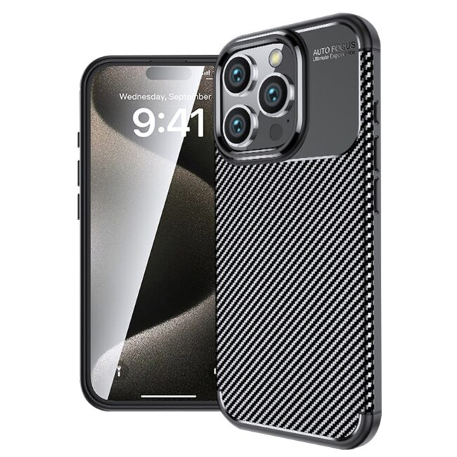 Калъф Business CARBON Apple iPhone 16 Pro Max