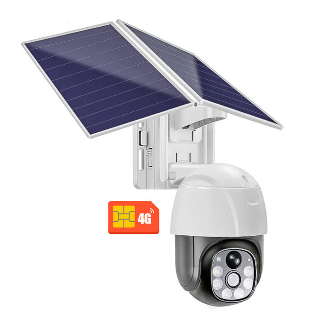 Соларна WiFi Камера 2.8 inch, 4G, 2MP, Solar + battery VC8PT-4G