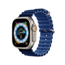 Каишка Ocean Band, двуцветна за iWatch, 42/44/45/49mm /тъмно синьо + кралско синьо/