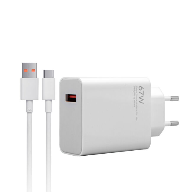Оригинално зарядно устройство Xiaomi 67W, 220V