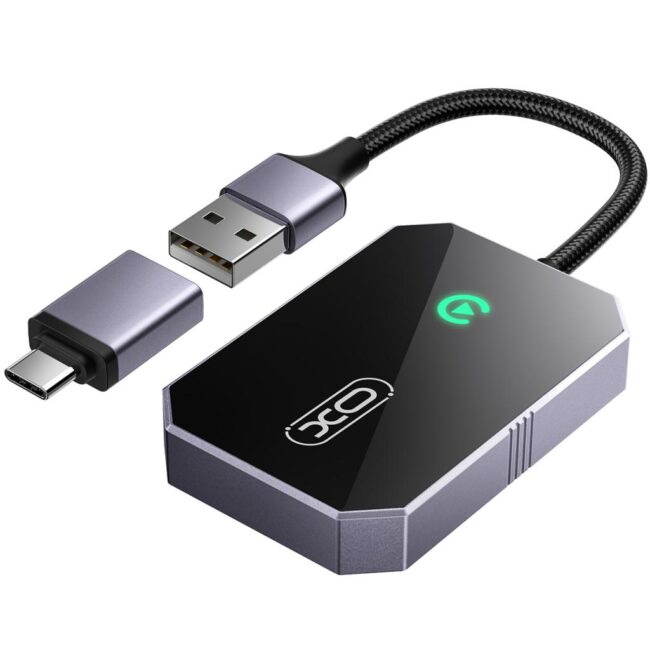 Aдаптер XO USB/Type-C Wireless CarPlay, CZ016