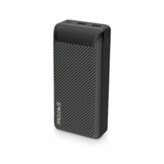 Преносима батерия 20000 mAh, NORDIC, 18W, PD3, 2xQC3, Carbon Slim /черен/