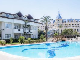 Оферта Ultra Аll Inclusive почивка в AYDINBEY GOLD DREAMS HOTEL 5*, Алания, Турция! Автобусен транспорт + 7 нощувки за ДВАМА + басейни. Дете до 12.99г. БЕЗПЛАТНО!